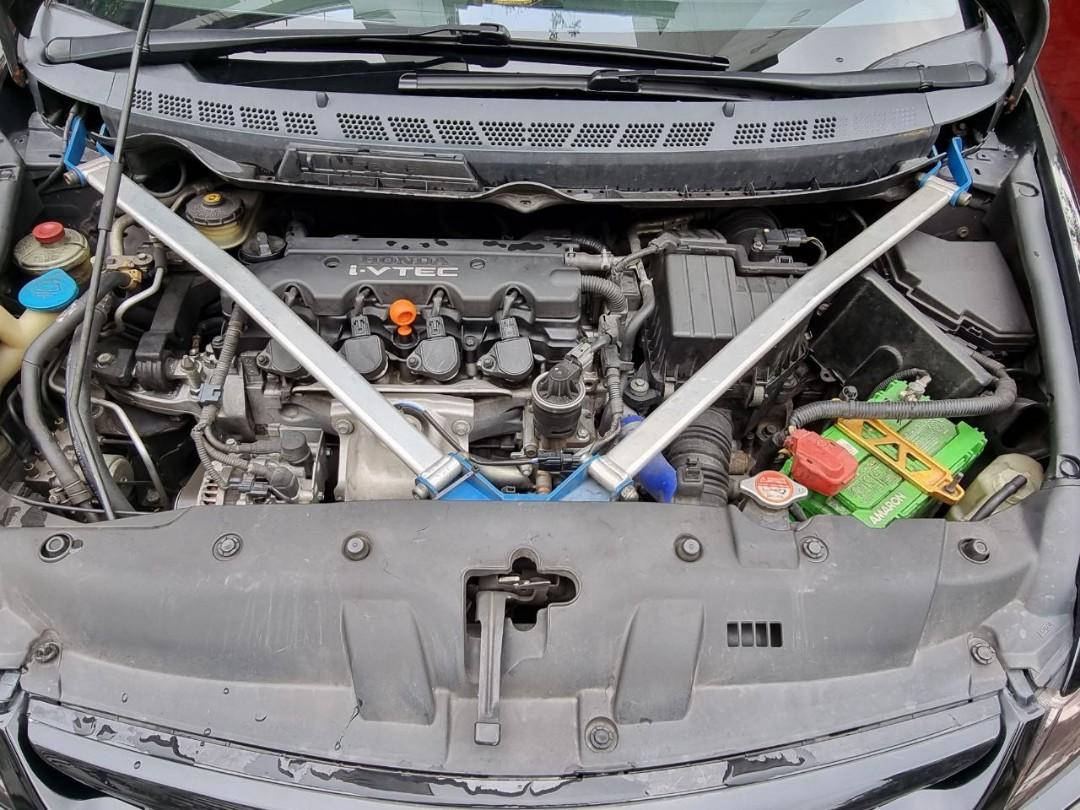 Honda Civic FD Front Strut Bar, Car Accessories, Accessories on Carousell