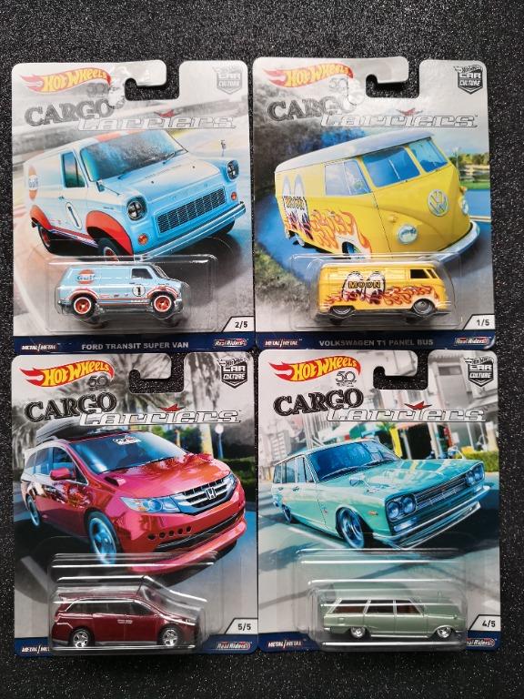 Hot Wheels Cargo Carriers Lot of 4 Car Culture