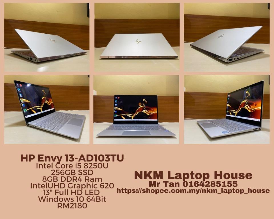 Hp envy hotsell i5 8250u