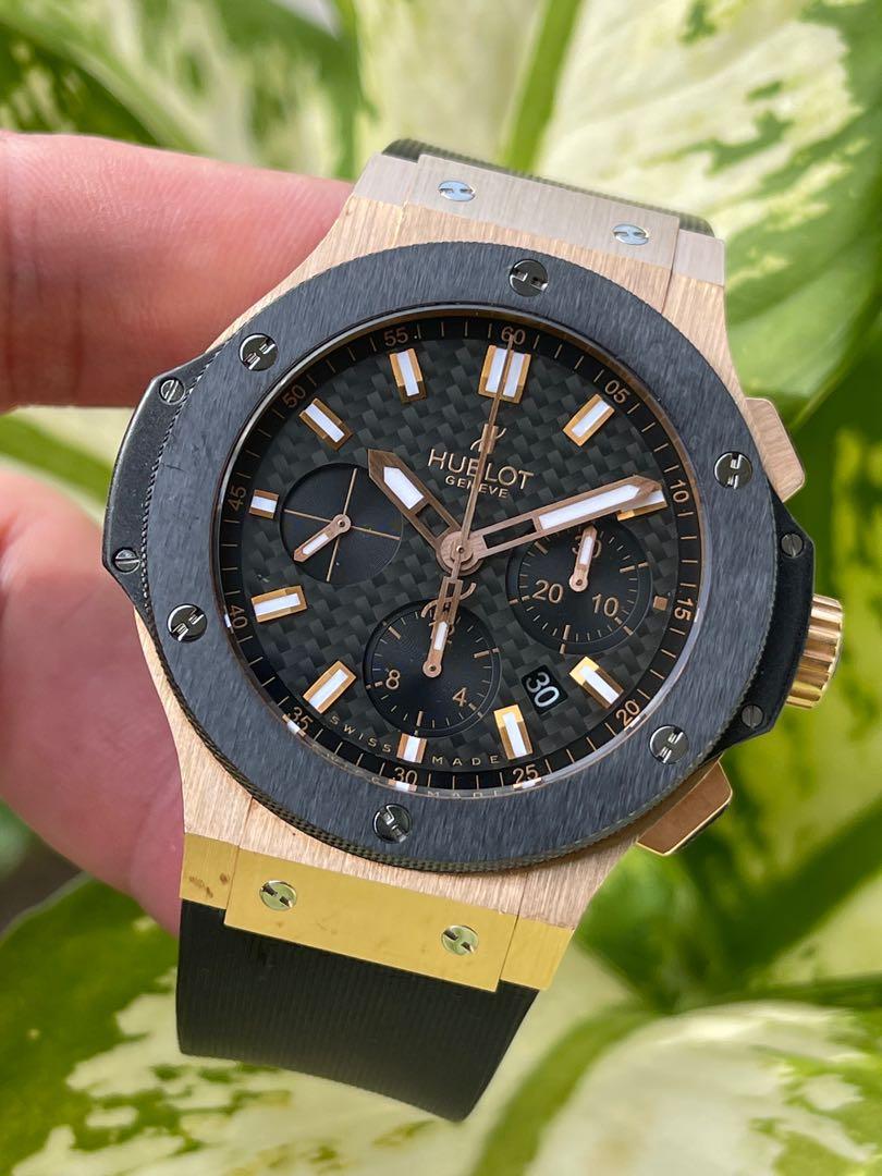 HUBLOT BIG BANG KING GOLD CERAMIC 44MM Preowned Men s Fashion