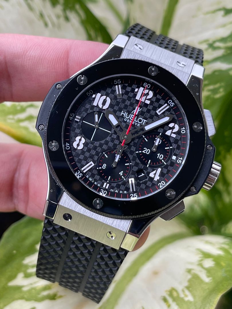 HUBLOT BIG BANG STEEL CERAMIC 44MM Preowned Men s Fashion