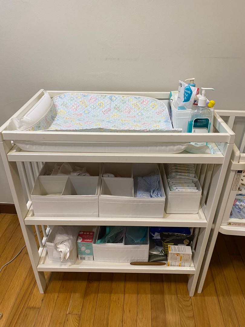 IKEA Baby Changing Table (White), Babies & Kids, Baby Nursery & Kids