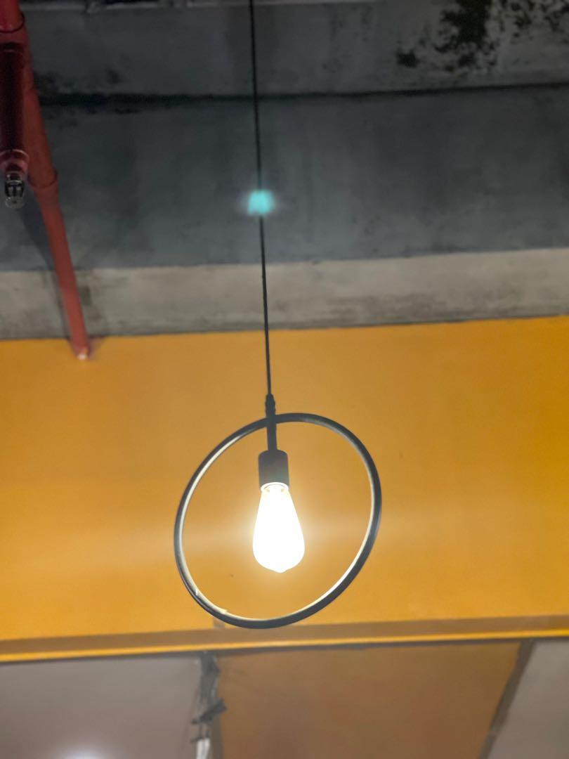 Industrial Drop Lights (Set of 4), Furniture & Home Living, Lighting