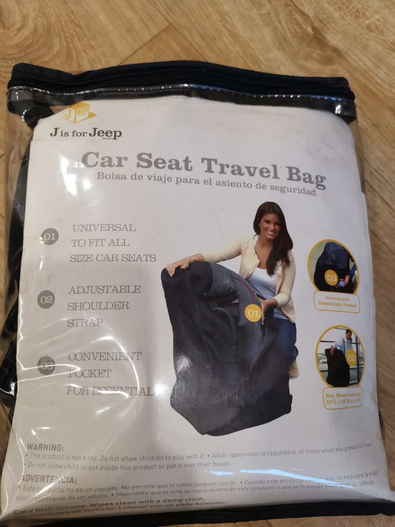 Jeep car seat travel bag Babies Kids Going Out Car Seats on Carousell