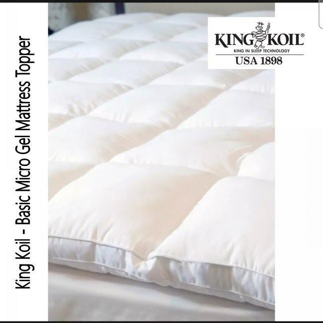 King Koil PLUSH COMFORT PREMIUM Micro Gel Topper 5cm Queen Size