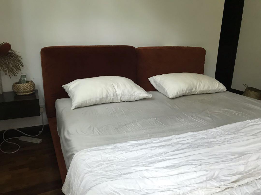 King Living Neo bed frame King size, Furniture & Home Living