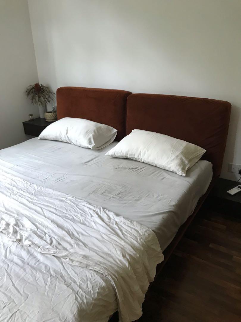 King Living Neo bed frame King size, Furniture & Home Living