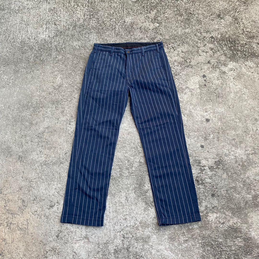 Levi's pinstripe trousers store