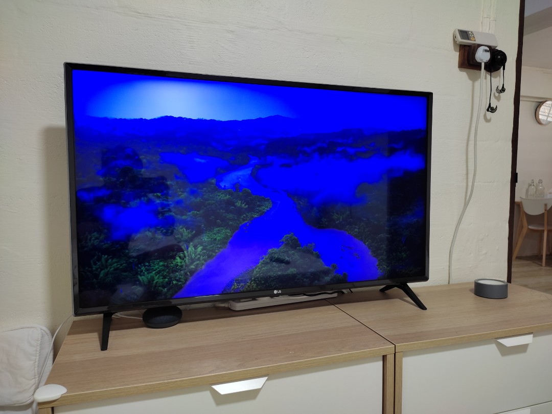 LG 43 inch 4K Smart TV with Bluish Screen, TV & Home Appliances, TV