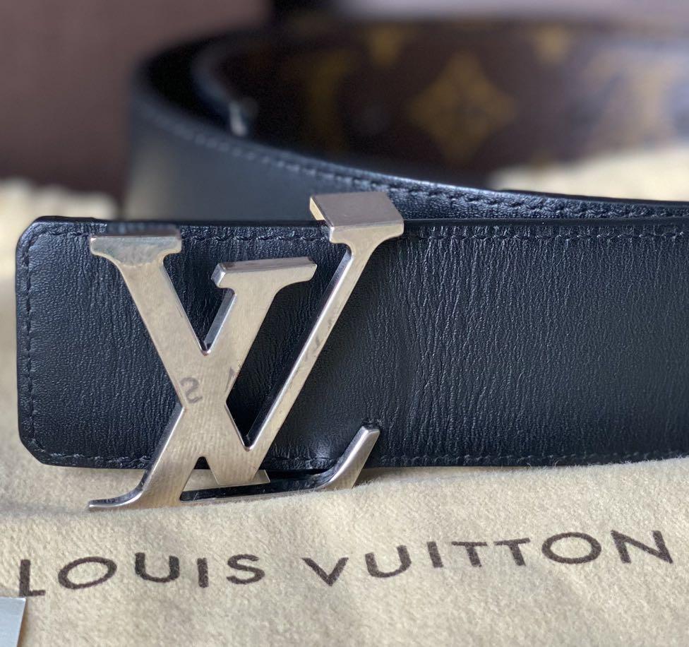 Mua Thắt Lưng Nam Louis Vuitton LV Initiales 35mm Reversible Belt M0450V  Hai Mặt Màu Đen Xám Size 90 - Louis Vuitton - Mua tại Vua Hàng Hiệu h105582