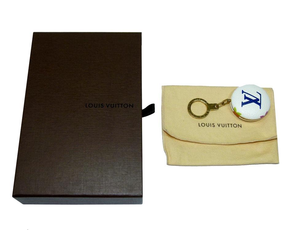 Louis Vuitton Astropill mens Damier graphite key ring