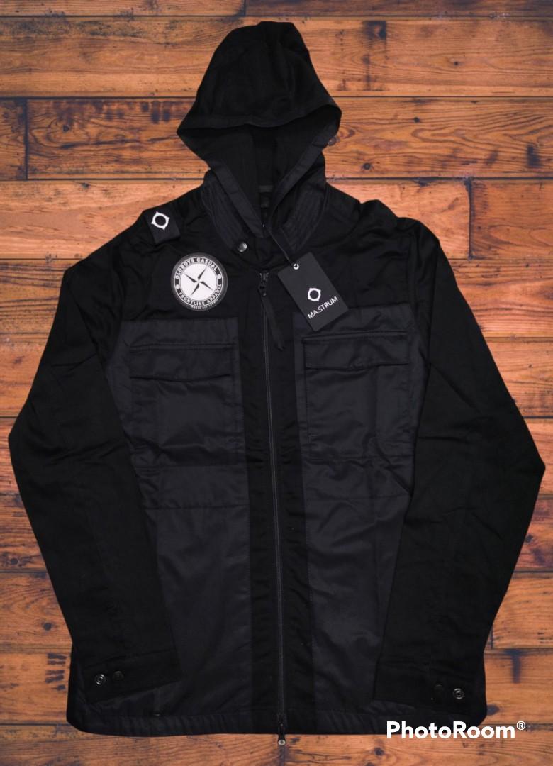 MA STRUM HOODED PANEL JACKET