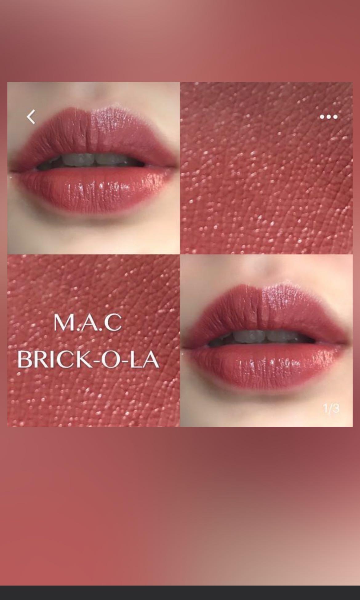 Mac lipstick outlet brick o la