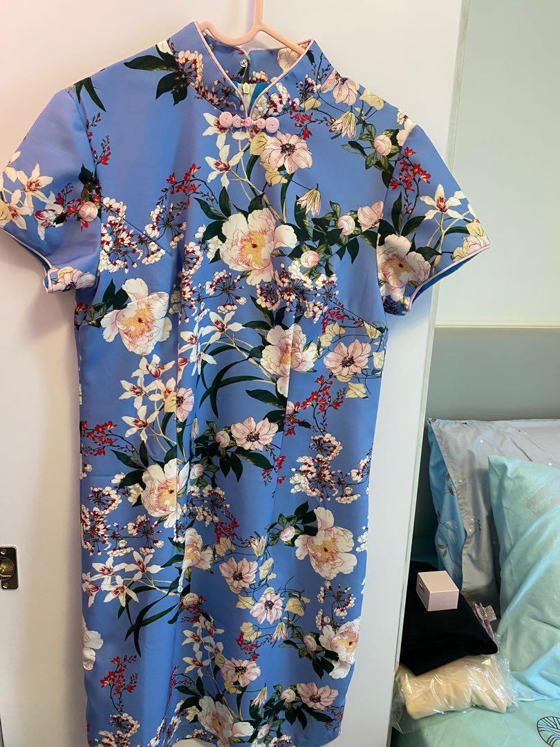 Mandarin peony cheongsam top