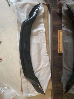Mercedes Benz W204 C180 C200 R-Type Gloss Black Trunk Spoiler