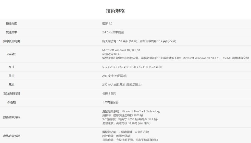 Microsoft Surface Arc Mouse | 未用過| 送電池| 藍芽連接| 無線滑鼠