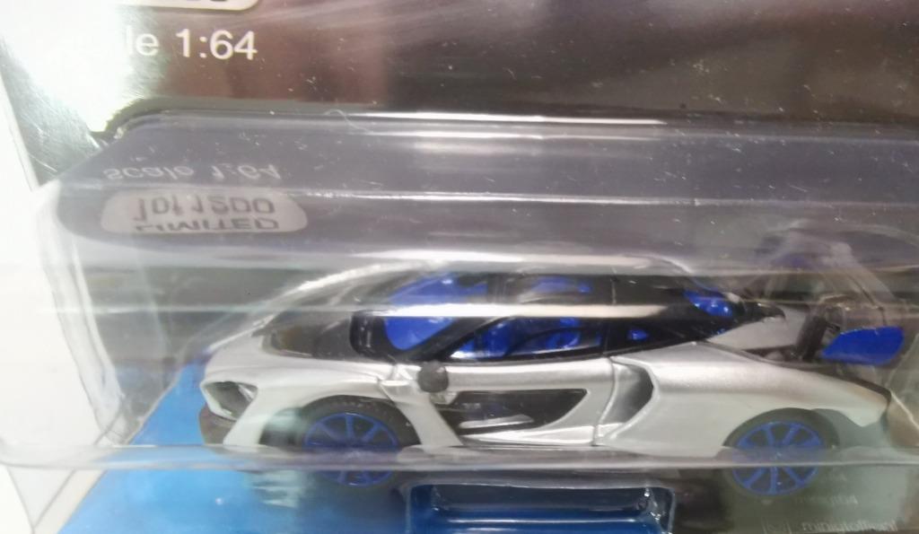 MINI GT 232 chase Mclaren Senna Antares Blue, 興趣及遊戲