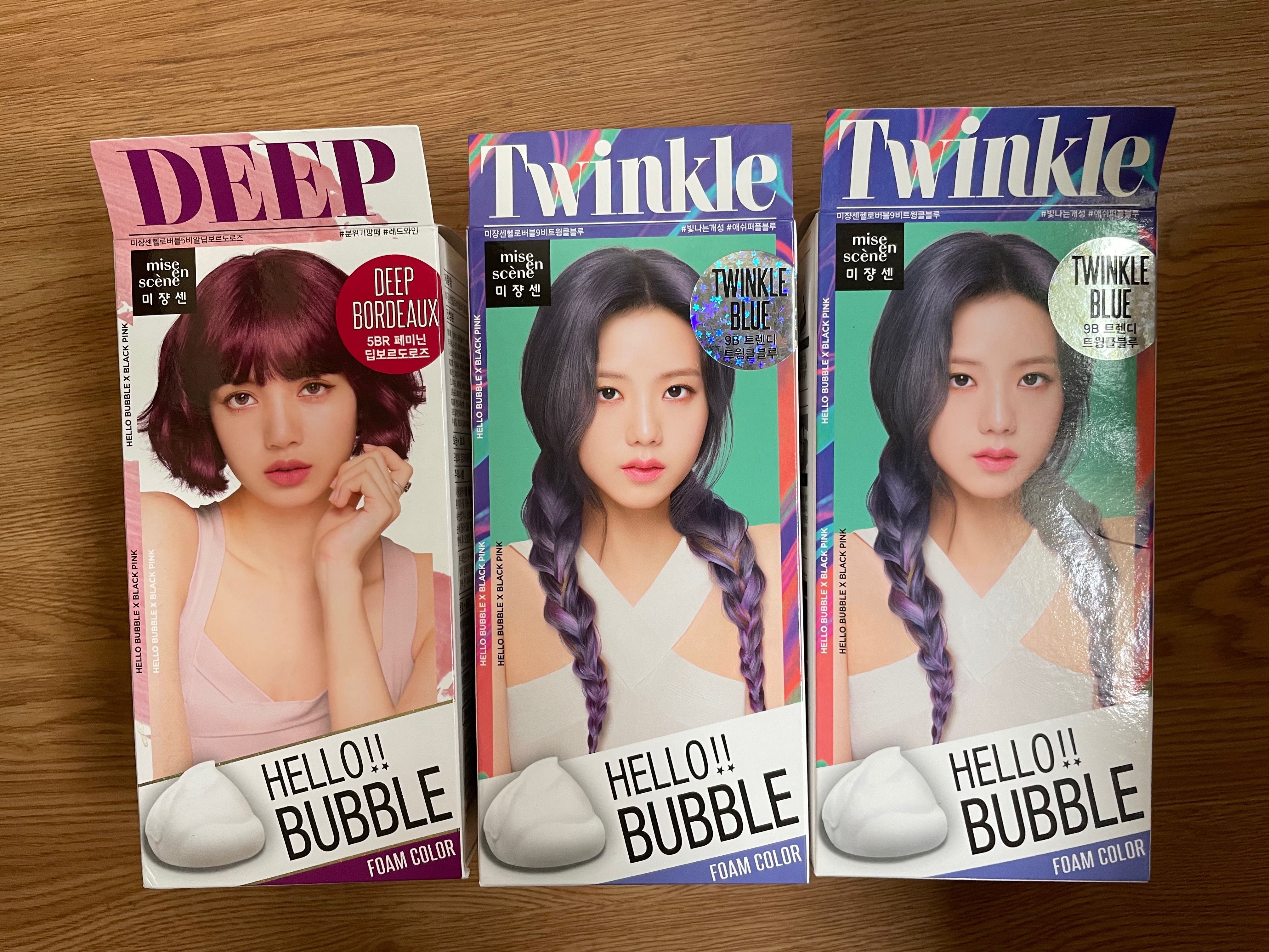 Hello Bubble Hair Dye Instructions Mise En Scene Hello Bubble Foam Color Hair Dye coloring self dying