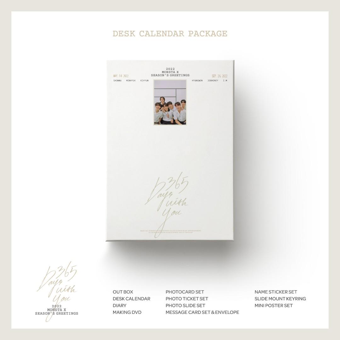 MONSTA X 2022 SEASON'S GREETINGS, Hobbies & Toys, Memorabilia