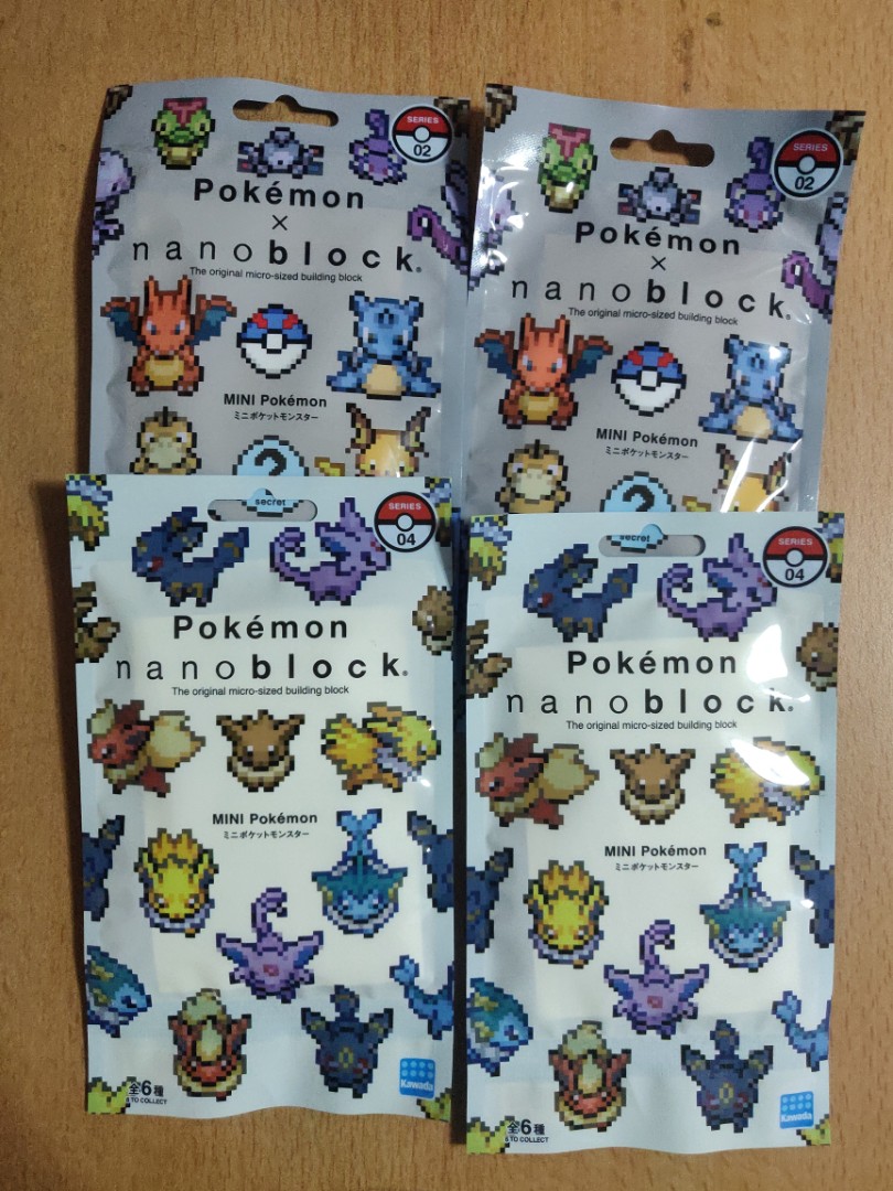Nanoblock Pokemon Series 2 And 4 Hobbies Toys Toys Games On Carousell
