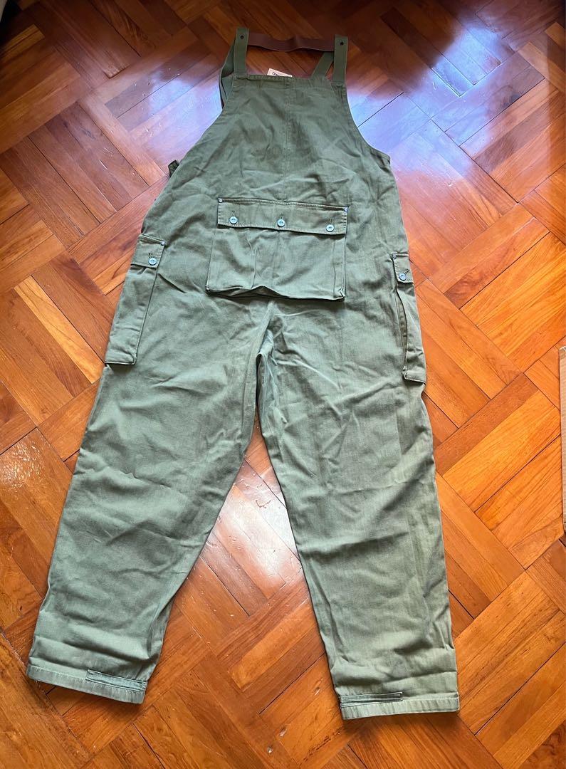 全新Nigel Cabourn Lybro Olive Naval Dungaree sz.52, 男裝, 褲＆半截