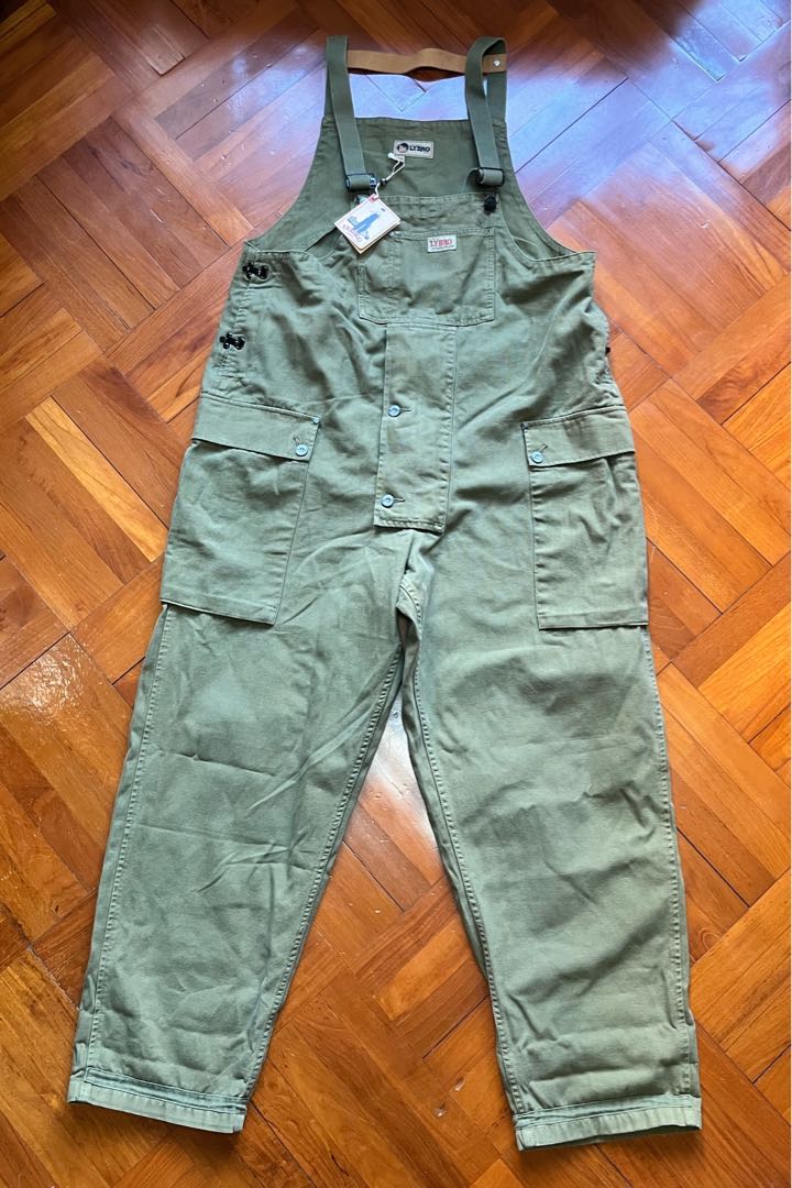 全新Nigel Cabourn Lybro Olive Naval Dungaree sz.52, 男裝, 褲＆半截