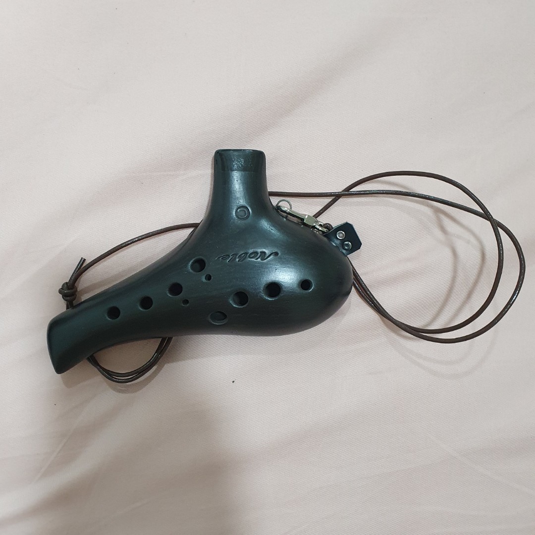 Noble ocarina w/ pouch, Hobbies & Toys, Music & Media, Musical