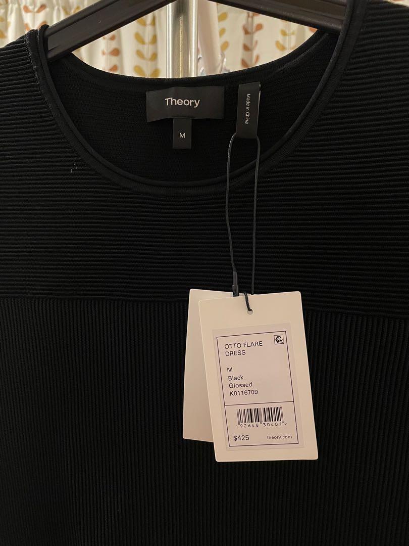 NWT Theory Otto Flare Dress, , & , - Carousell