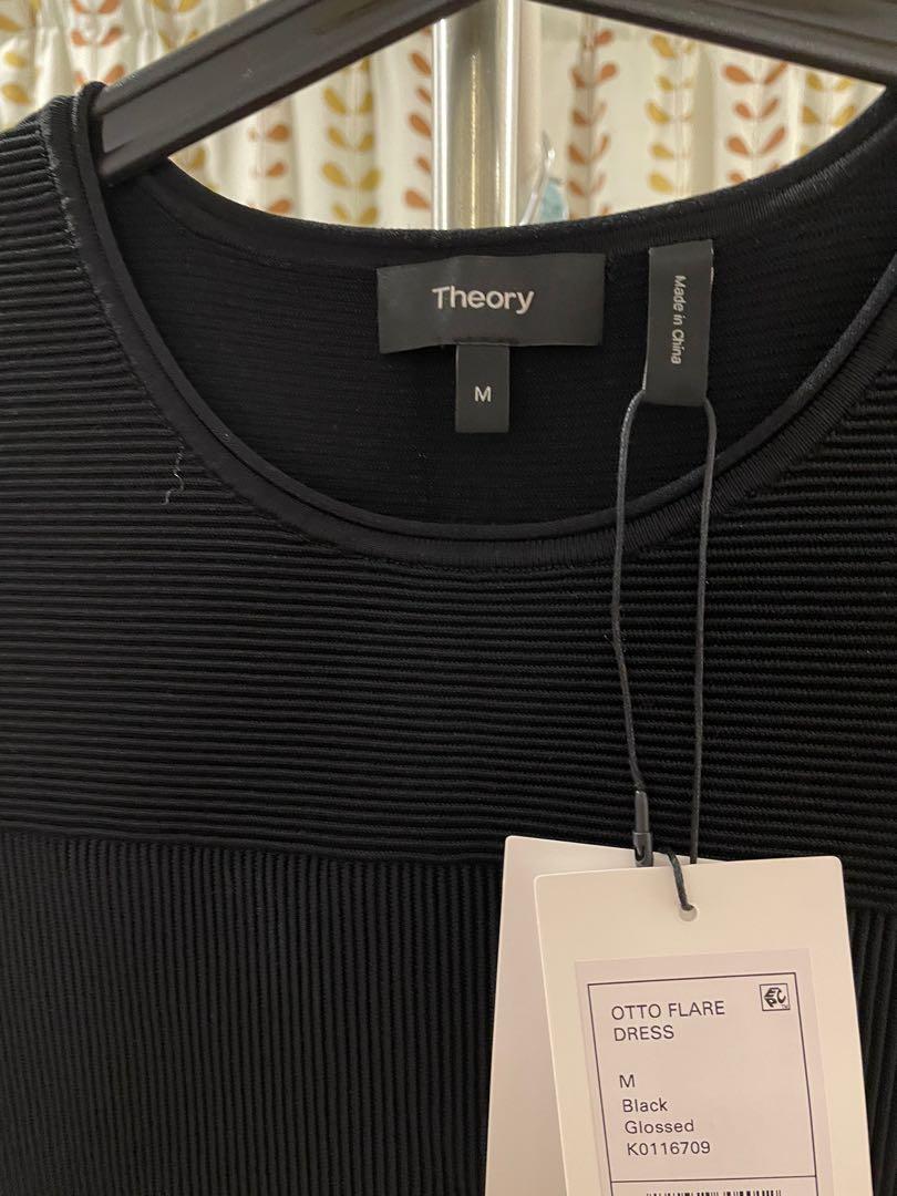 NWT Theory Otto Flare Dress, , & , - Carousell