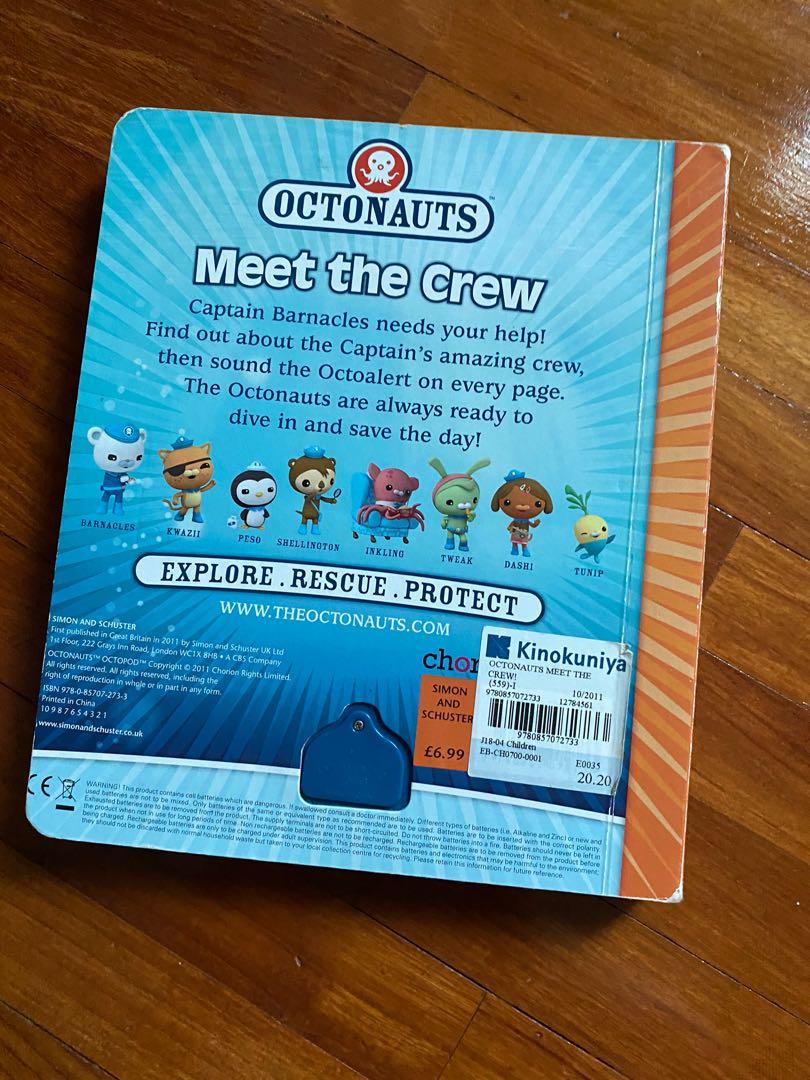 Octonauts Meet the Crew board book, Hobbies & Toys, Books & Magazines