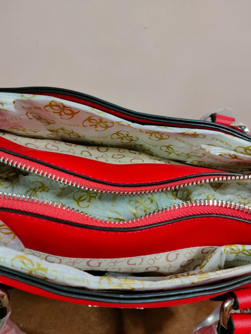 Original Guess Bag JANAYE (rouge red), Women's Fashion, Bags & Wallets