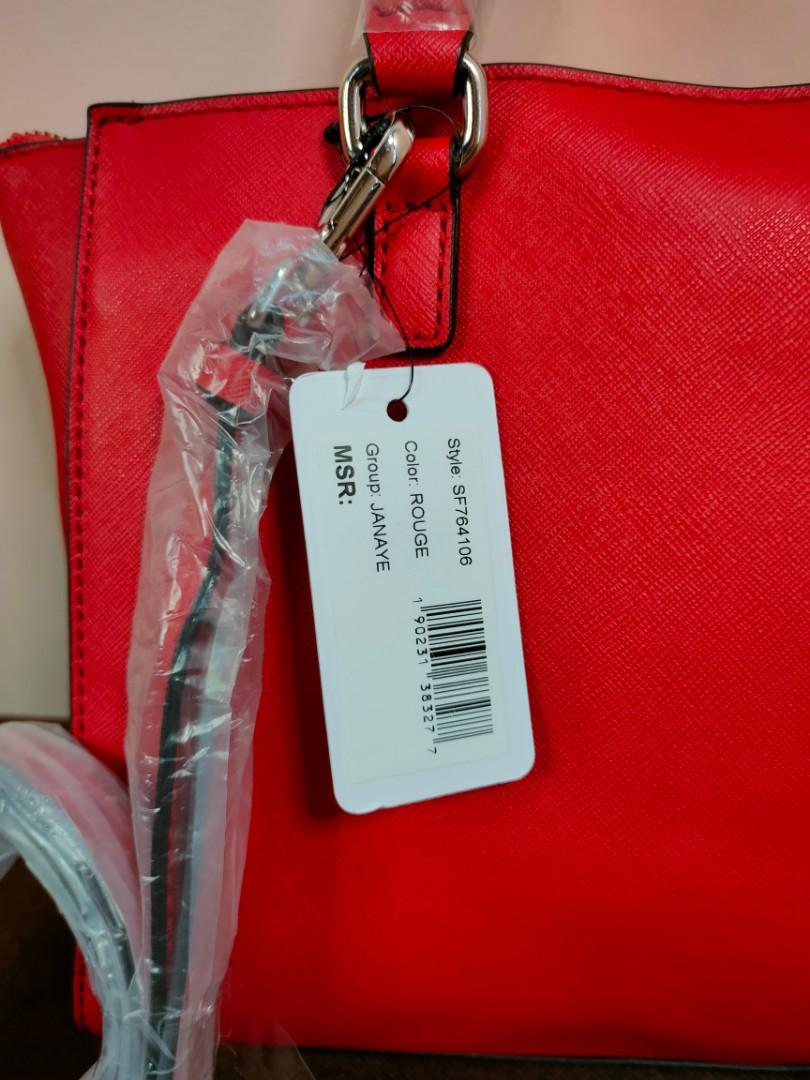 Original Guess Bag JANAYE (rouge red), Women's Fashion, Bags & Wallets