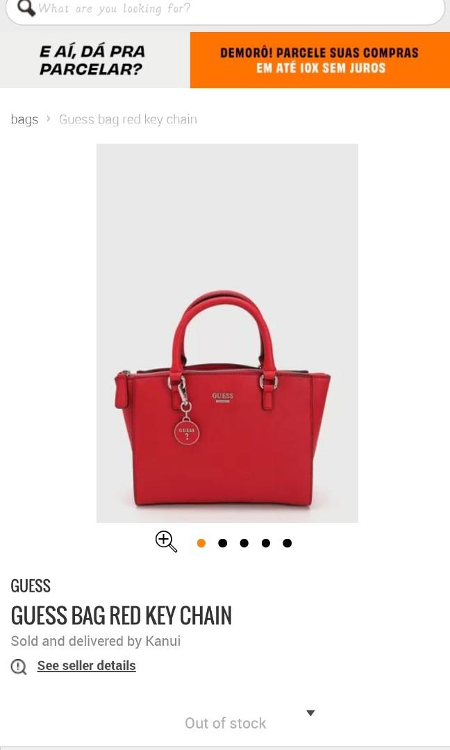 Original Guess Bag JANAYE (rouge red), Women's Fashion, Bags & Wallets