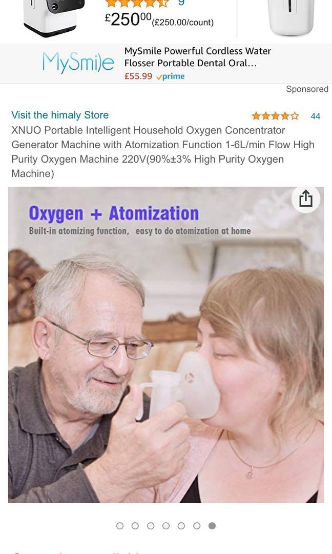 Oxygen concentrator, Health & Nutrition, Medical Supplies & Tools on