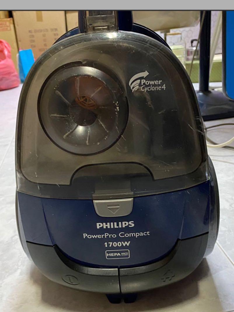 Philips PowerPro Compact 1700w Vacuum, TV & Home Appliances, Vacuum ...