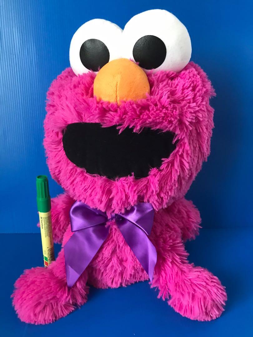 Pink Elmo From Sesame Street Plush Toys Games Action Figures Collectibles On Carousell
