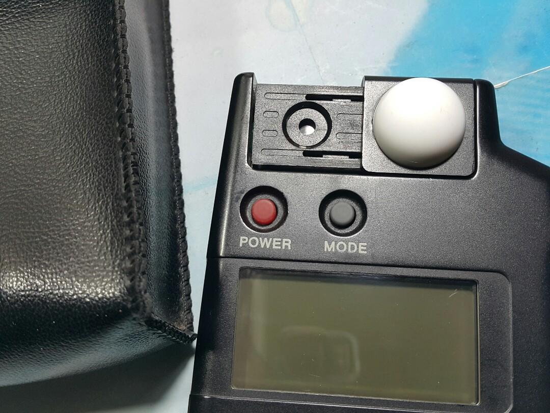 Polaris Light Meter Japan (Category: Lighting & Studio Equipment) located in Paranaque City. Submitted by vintagepopsicle (Listing ID 1129232892, Image 2). Description: Polaris Light Meter Japan Made and very well kept. Please examine actual photos here fullscreen as they are part of the description. First Owner/Personal Item bought from the states. Uses 1 pc AA Battery. Reflected and Incident readings Plus Flash meter with remote and plugged in 