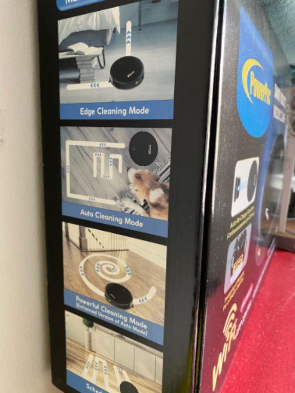 PowerPac PPV3300 Smart Robotic Vacuum Cleaner Gyroscope With Wifi Apps