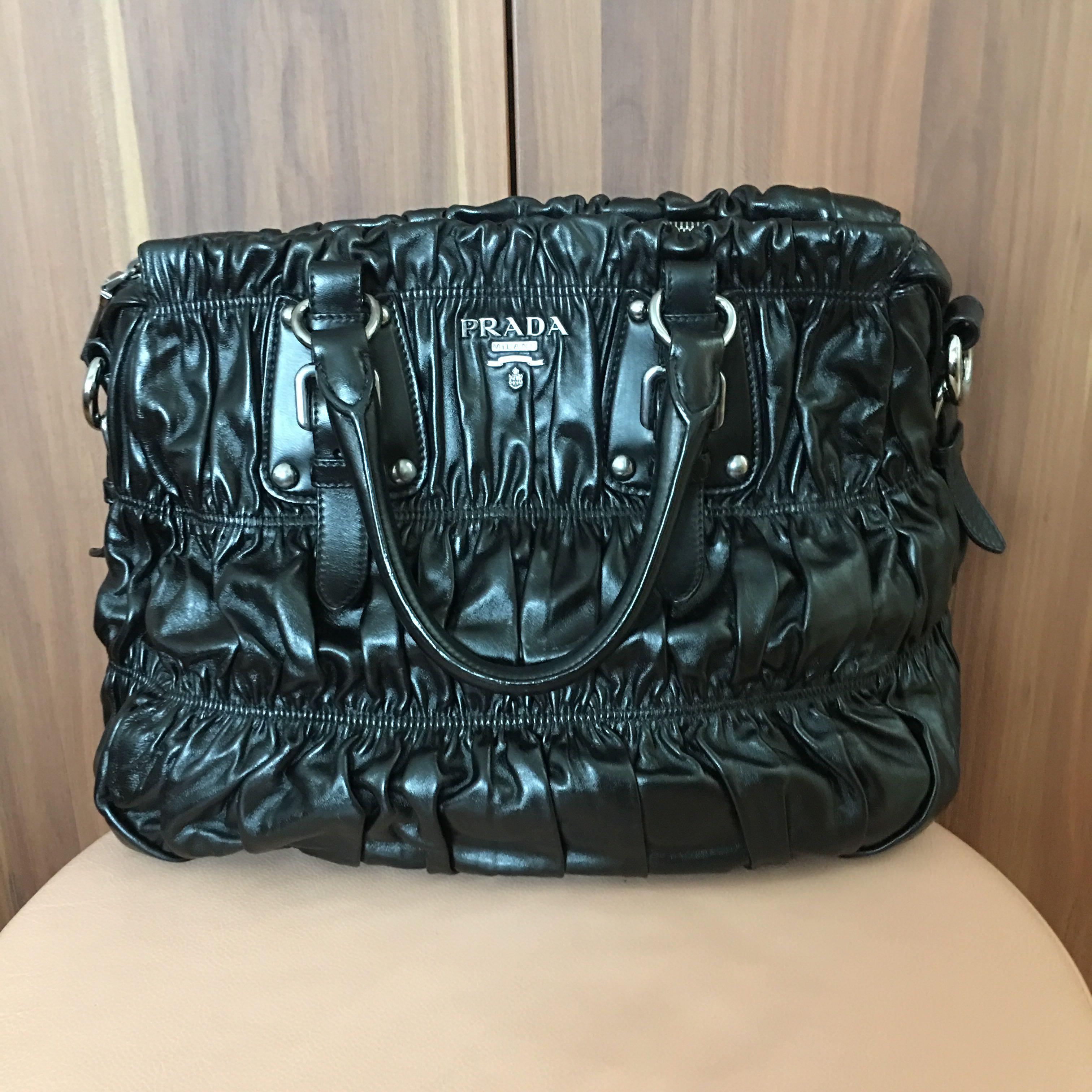 Prada Tessuto Nylon 2 way bag, Women's Fashion, Bags & Wallets, Tote Bags  on Carousell