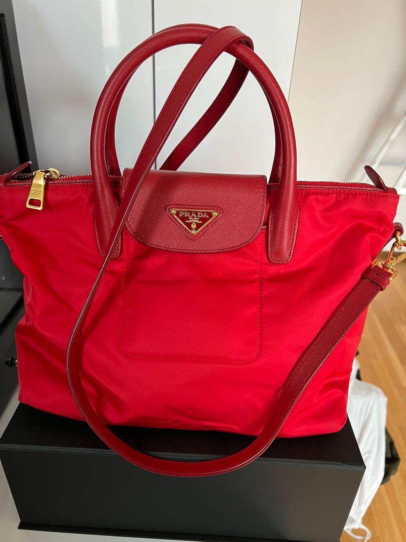 Prada Tessuto Nylon Bag, Women's Fashion, Bags & Wallets, Cross