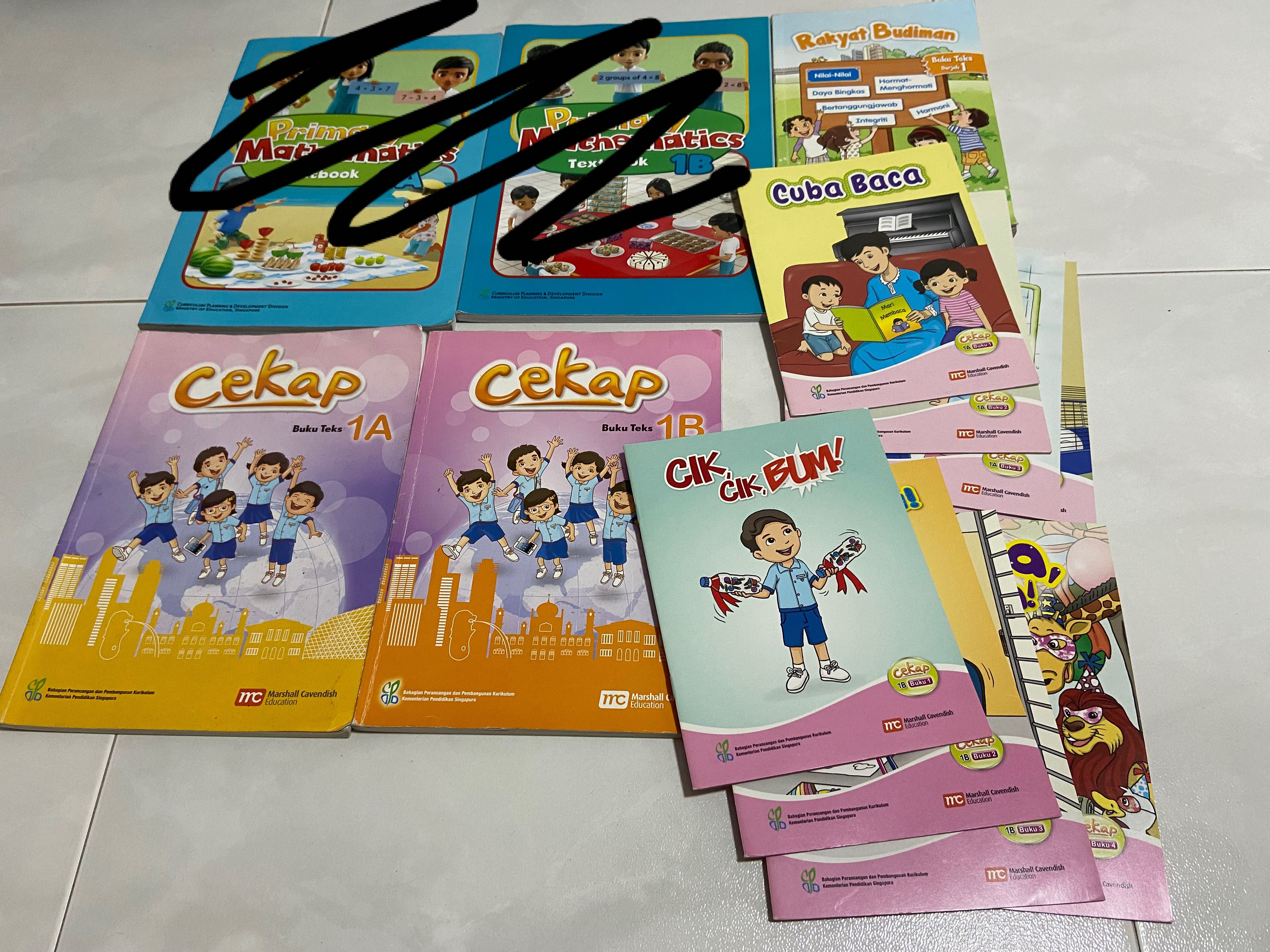 Primary 1 Textbooks P1, Hobbies & Toys, Books & Magazines, Textbooks on ...