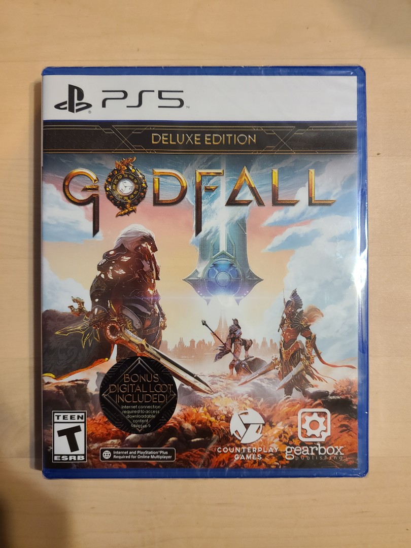 PS5 Godfall: Deluxe Edition 眾神磒落, 電子遊戲, 電子遊戲