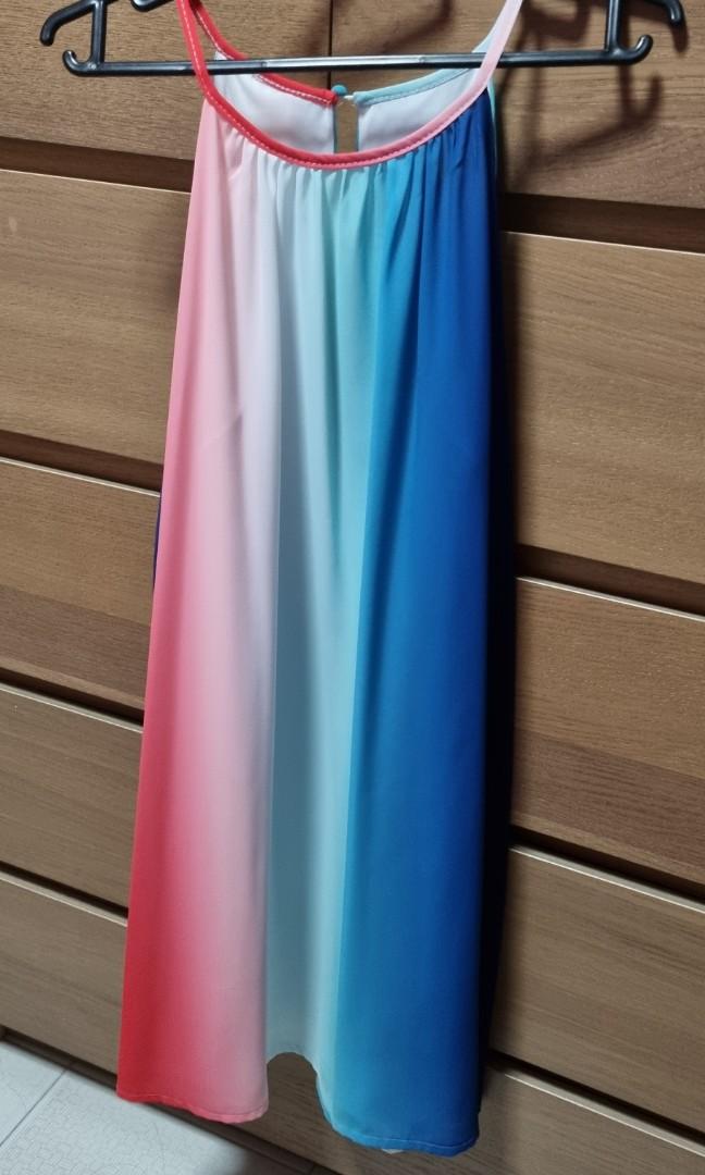 Rainbow colours dress sale