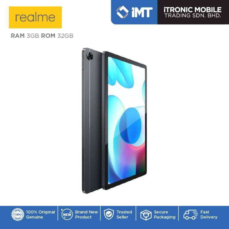 Realme Pad Tablet |10.4 IPS LCD | Mediatek MT6769V/CU Helio G80 | 7100mAh  High Capacity Battery | 8MP Camera