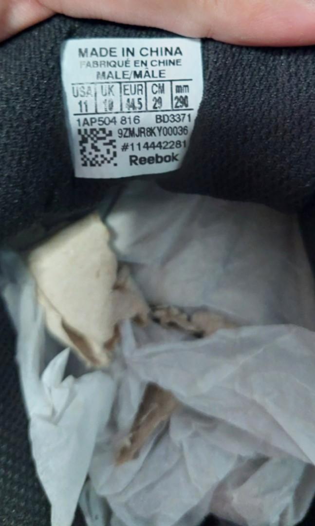 Reebok black shoes Men s Fashion Footwear Casual shoes on Carousell