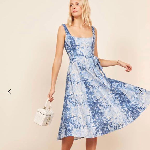 Reformation tie dye dress clearance