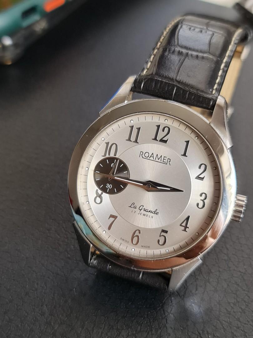 ROAMER La Grande Manual Winding 44mm, Men's Fashion, Watches \u0026 Accessories,  Watches on Carousell