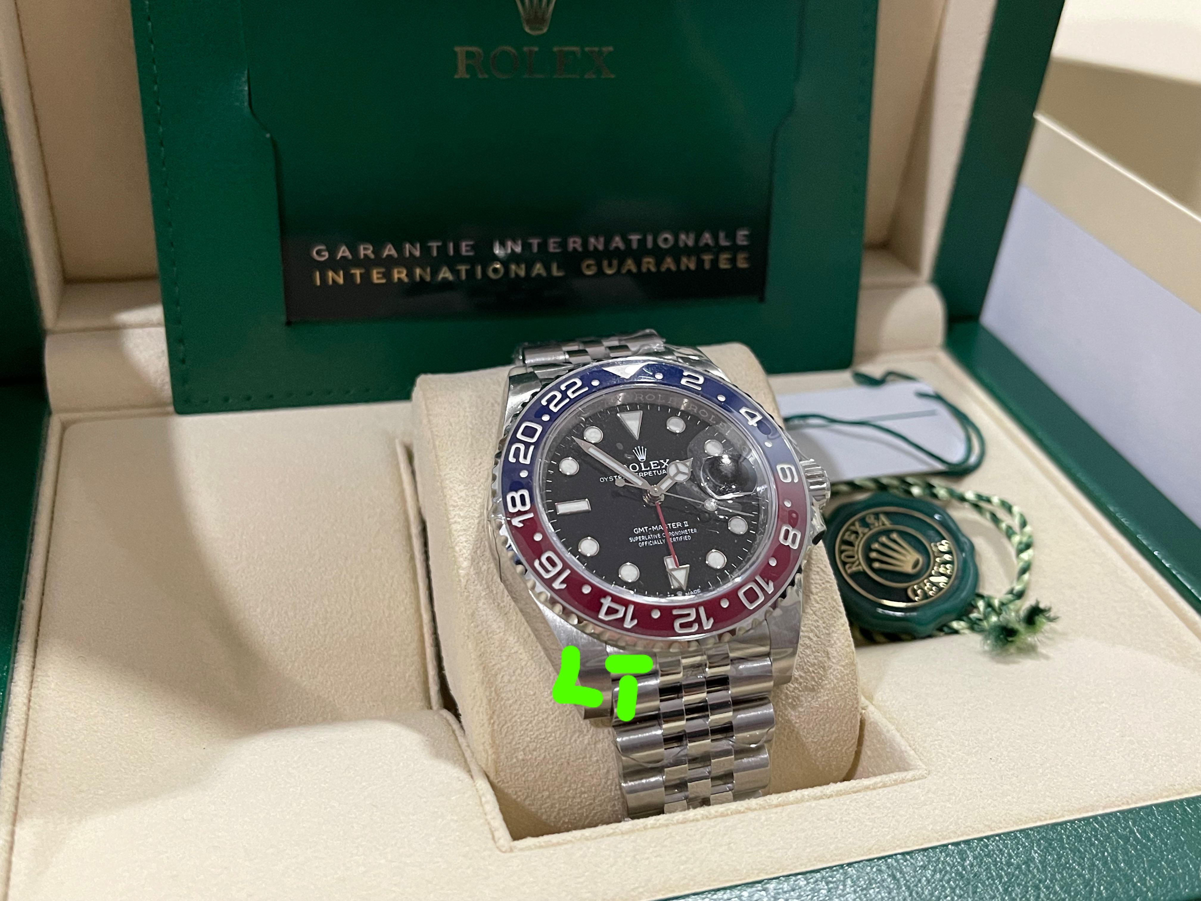 Rolex Pepsi Jubilee 126710blro, Luxury 