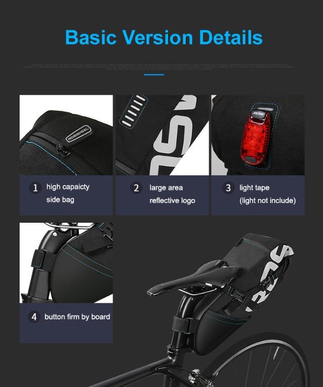 Roswheel saddle bag 10l 2025