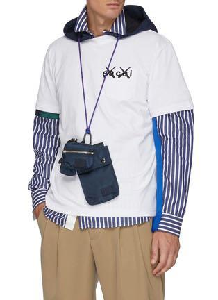 Sacai x porter nylon waist bag top